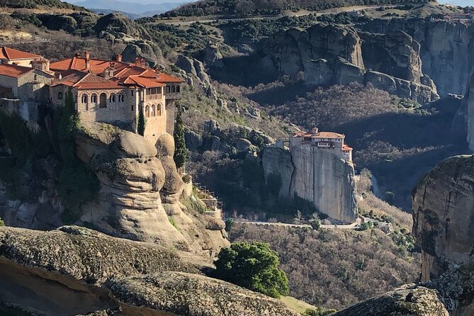 Private Full-Day Trip to Meteora by Train From Athens - Local Agency - Varlaam, Rousanos, and Holy Trinity: three more interiors, one continuous cliff view