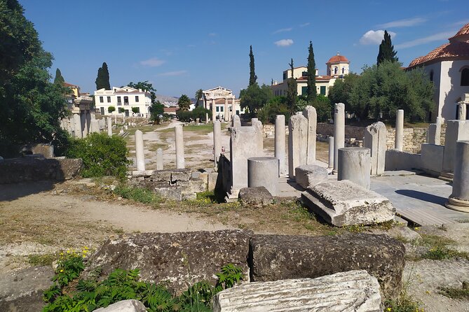 Private Half-Day Walking Tour of Athens - Stop 4 in Monastiraki: Hadrian’s Library in real city context
