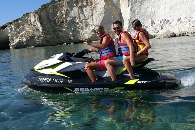 Private Jet Ski Cruise at Athens Riviera - Jet ski safari on the Athens Riviera, with a guide who knows the water