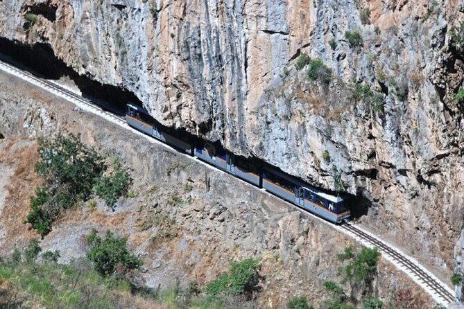 Private Tour Corinth, Cog Railway Trip, Cave of Lakes, Kalavryta - Stop 1 at Corinth Canal: a fast break with big-scale engineering