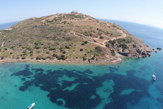 Private tour to Cape Sounio with exquisite meal at Vouliagmeni - Temple of Poseidon on the cliff: what you will actually see