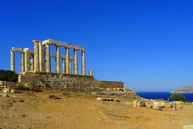 Private Tour with the Best Sunset at Sounion and Vouliagmeni Lake - Cape Sounion and the Temple of Poseidon at golden hour