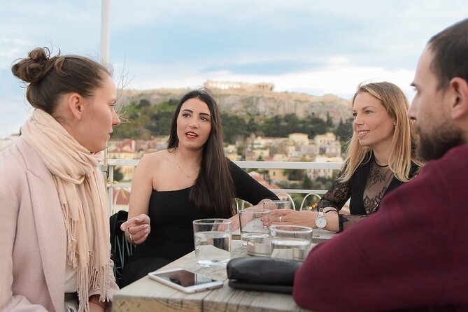 Rooftop Bar Hopping in Downtown Athens - Stop 3: the final rooftop, capped with a shot