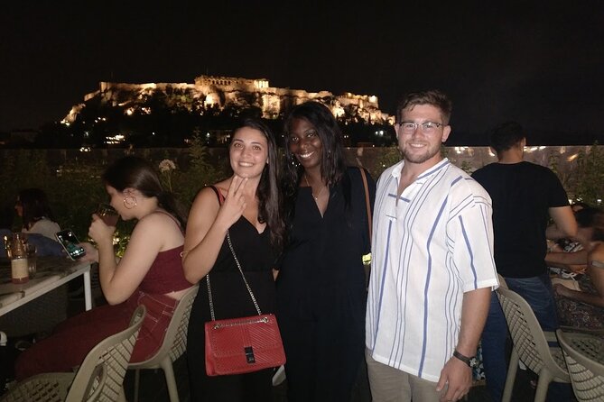 Rooftop Bar Hopping with Local Friends - Stop 1 rooftop bar: first views, Greek wine, and an easy start