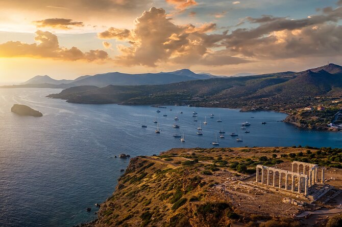 Sunset tour to Cape Sounio Poseidon Temple And Athens Riviera 5h - Cape Sounion and the Temple of Poseidon at golden hour