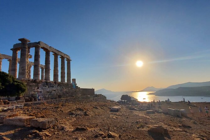 Temple of Poseidon and Cape Sounion Sunset Tour with Audio Guide - The Temple of Poseidon Experience: Cliff Views, Myth Stories, and Time to Wander