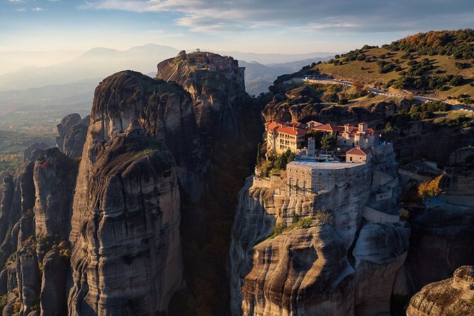 Thermopylae, Meteora and Delphi Private Full Day Tour - Meteora monasteries: cliff-top views, steps, and that one big decision