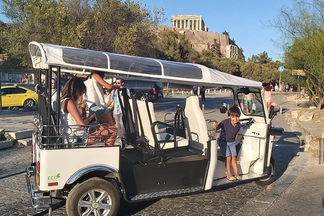 Tuk Tuk Athens Complete City Center Tour - 100% Electric (3 hour) - A quick hit at the Academy of Athens and Agios Dionysios Church