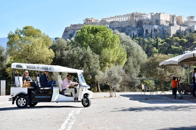 Tuk Tuk Athens Complete City Center Tour - 100% Electric (3 hour) - Hellenic Parliament and the Tomb of the Unknown Soldier stop