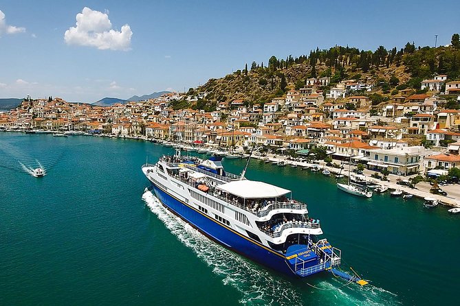 VIP Day Cruise from Athens to Hydra, Poros and Aegina - Poros in one hour: clock tower views and an easy historic walk
