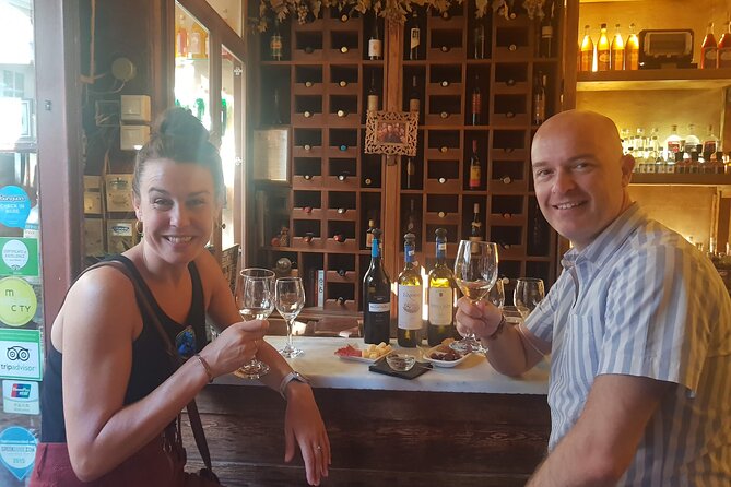 Wine tasting tour of Athens Greece - The hidden value of the included nibbles, not just the wine